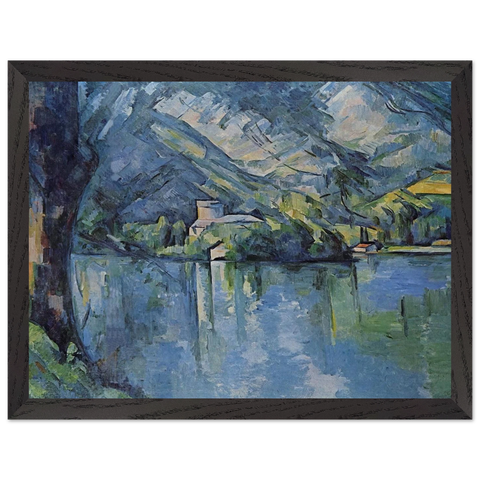 The Lac d'Annecy by Paul Cézanne — Framed art print at Zephyeer