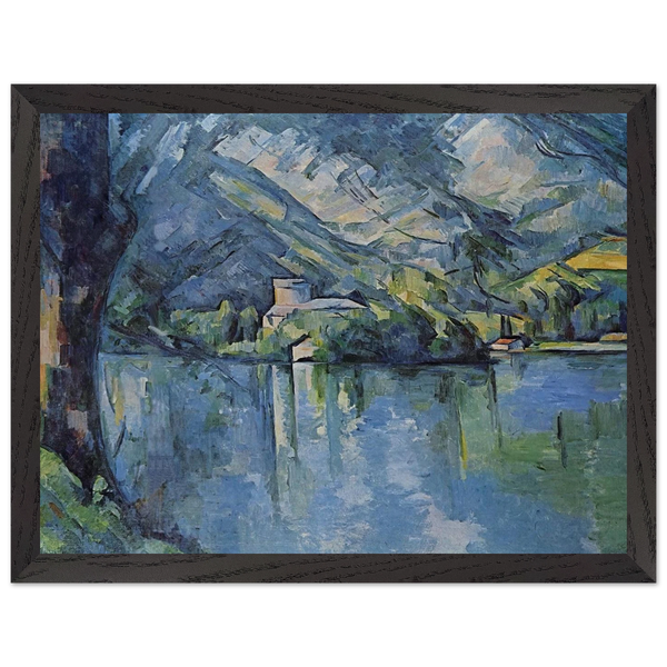 The Lac d'Annecy by Paul Cézanne — Framed art print at Zephyeer