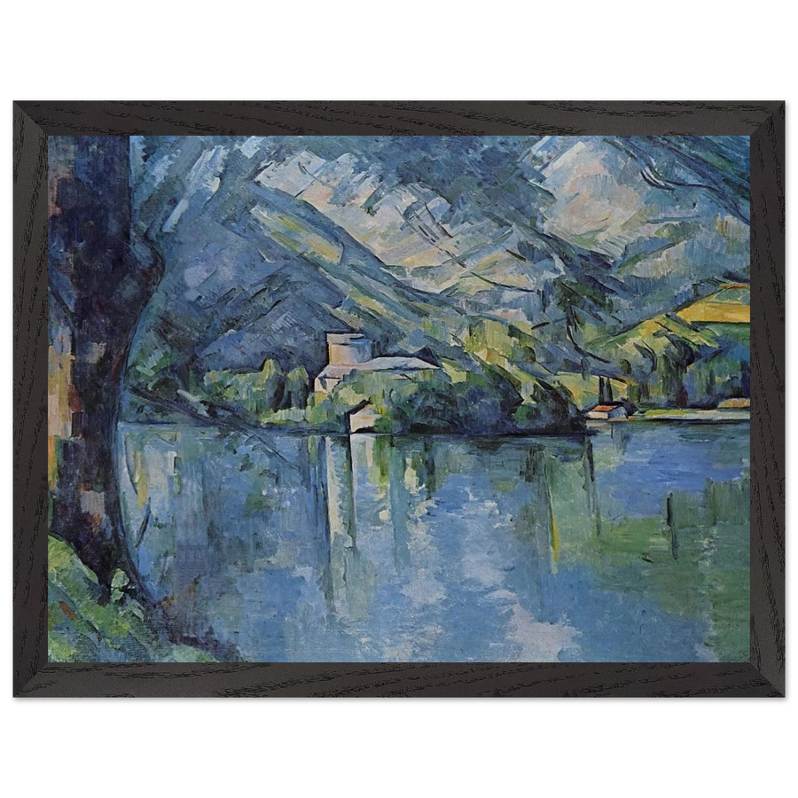 The Lac d'Annecy by Paul Cézanne — Framed art print at Zephyeer