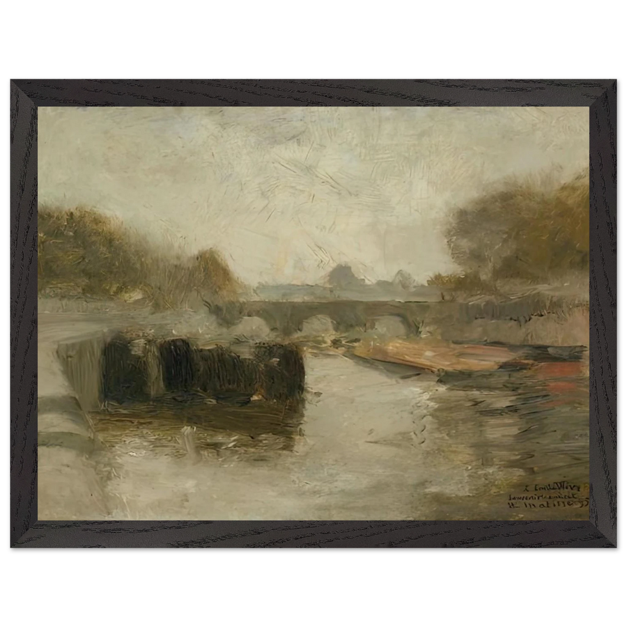 LE PONT 1895 by Henri Matisse — Framed art print at Zephyeer