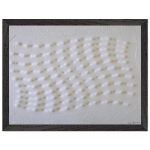 Superficie III - 1995 by Enrico Castellani — Framed art print at Zephyeer
