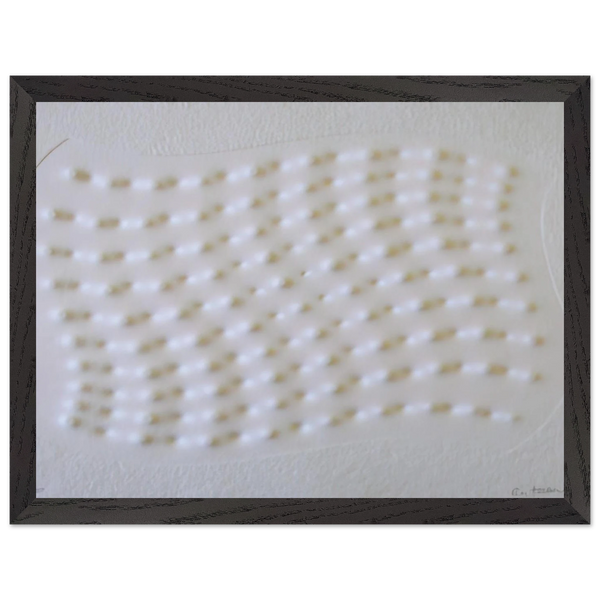 Superficie III - 1995 by Enrico Castellani — Framed art print at Zephyeer