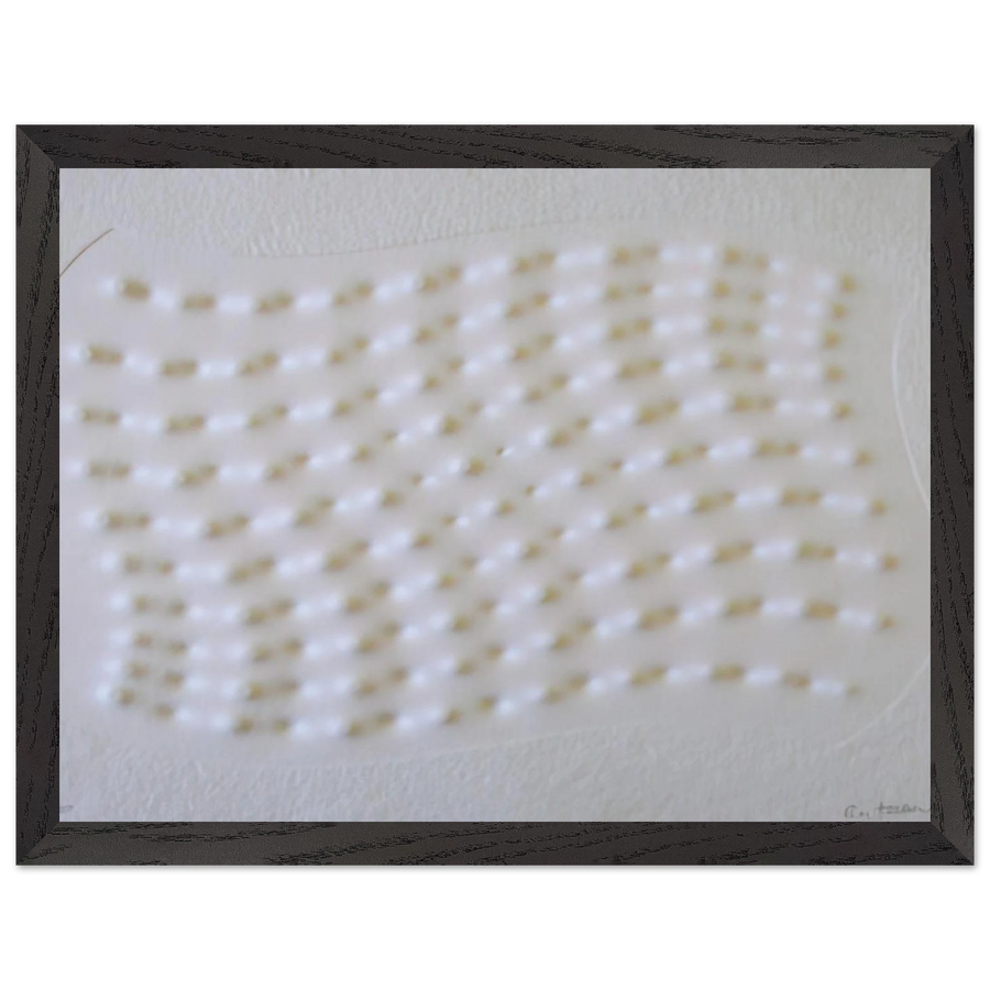 Superficie III - 1995 by Enrico Castellani — Framed art print at Zephyeer