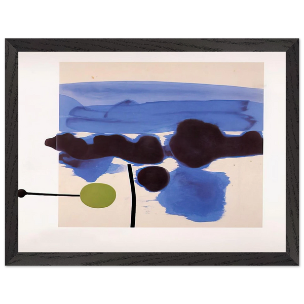 THE PASSION FLOWER 1986 by Victor Pasmore — Framed art print at Zephyeer