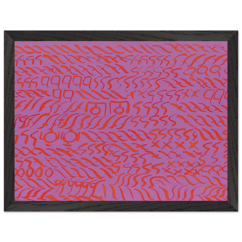 Viola Rosso - 1969 by Carla Accardi — Framed art print at Zephyeer