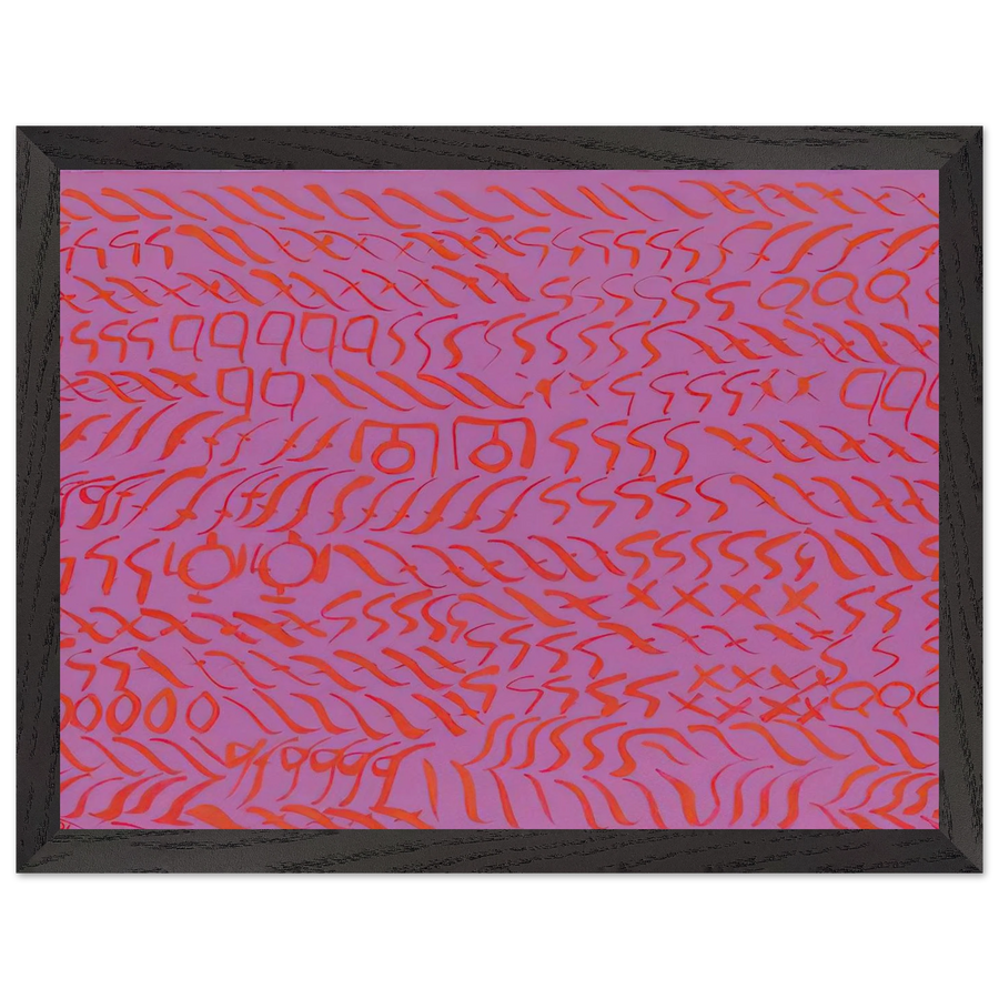 Viola Rosso - 1969 by Carla Accardi — Framed art print at Zephyeer