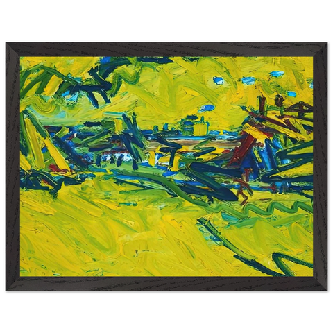 THE ORIGIN OF THE GREAT BEAR 1968 by Frank Auerbach — Framed art print at Zephyeer