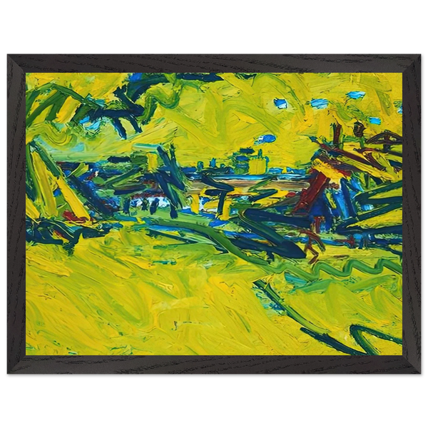 THE ORIGIN OF THE GREAT BEAR 1968 by Frank Auerbach — Framed art print at Zephyeer