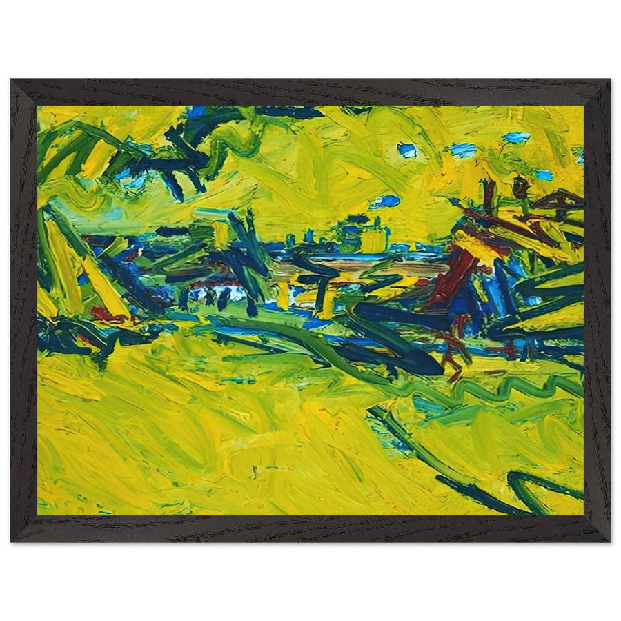THE ORIGIN OF THE GREAT BEAR 1968 by Frank Auerbach — Framed art print at Zephyeer