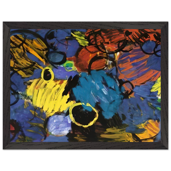 Motion - 1962 by Ernst Wilhelm Nay — Framed art print at Zephyeer