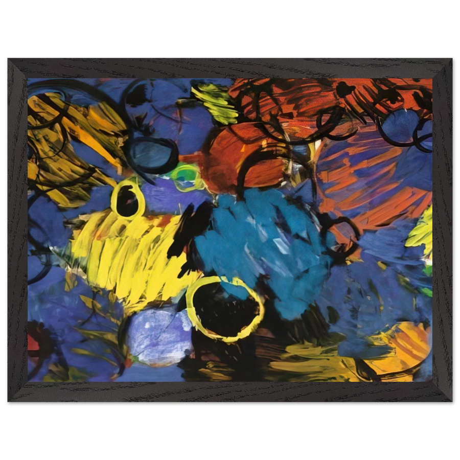 Motion - 1962 by Ernst Wilhelm Nay — Framed art print at Zephyeer
