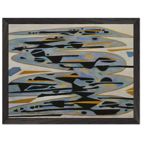 Morte eau - 1954 by Alfred Manessier — Framed art print at Zephyeer