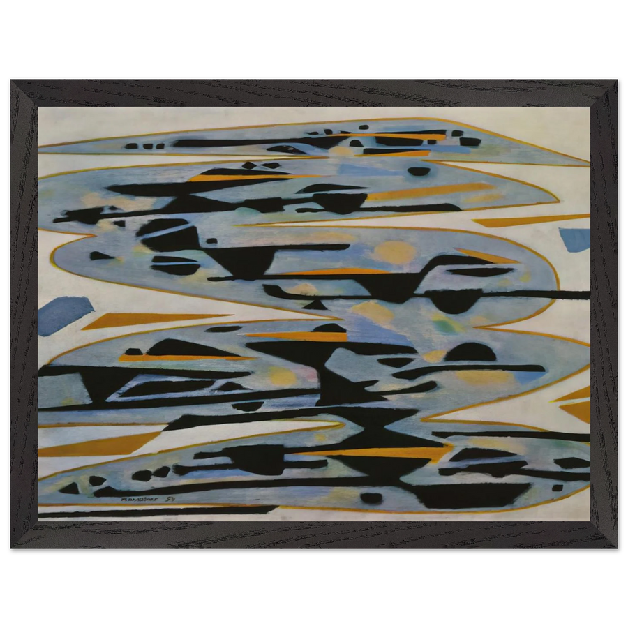 Morte eau - 1954 by Alfred Manessier — Framed art print at Zephyeer