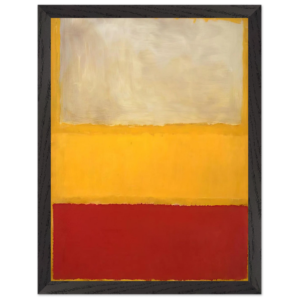 No. 13 White, Red on Yellow by Mark Rothko — Framed art print at Zephyeer