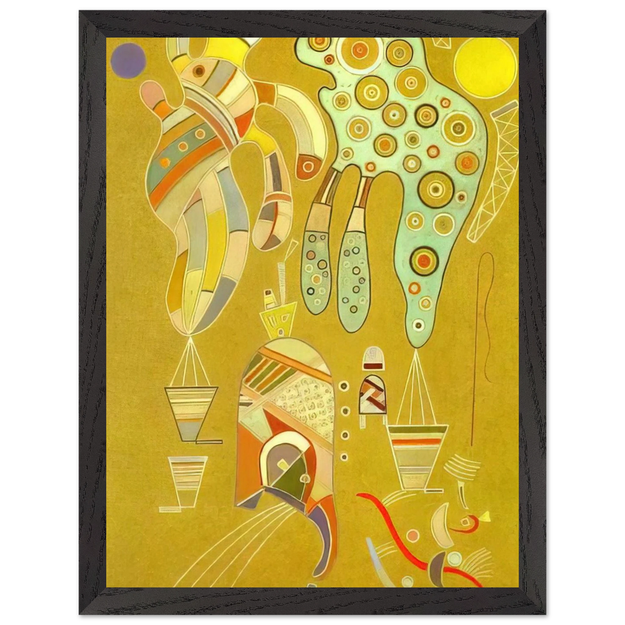 UNTITLED 1941 by Wassily Kandinsky — Framed art print at Zephyeer