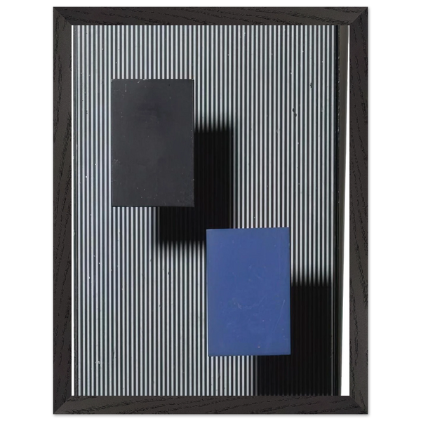 DOS CUADRITOS by Jesus Rafael Soto — Framed art print at Zephyeer