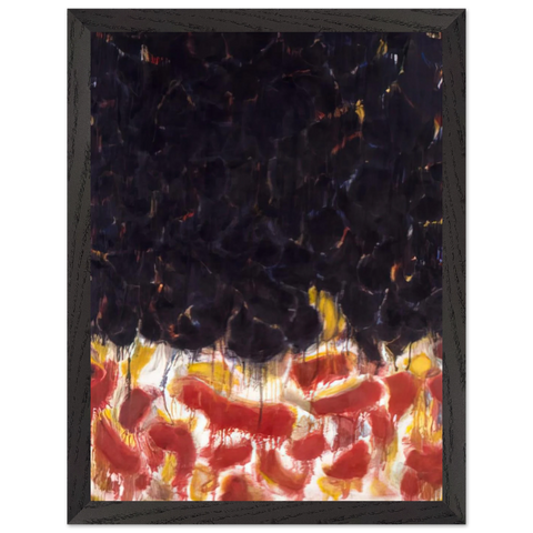 Red and Black by Sam Francis — Framed art print at Zephyeer