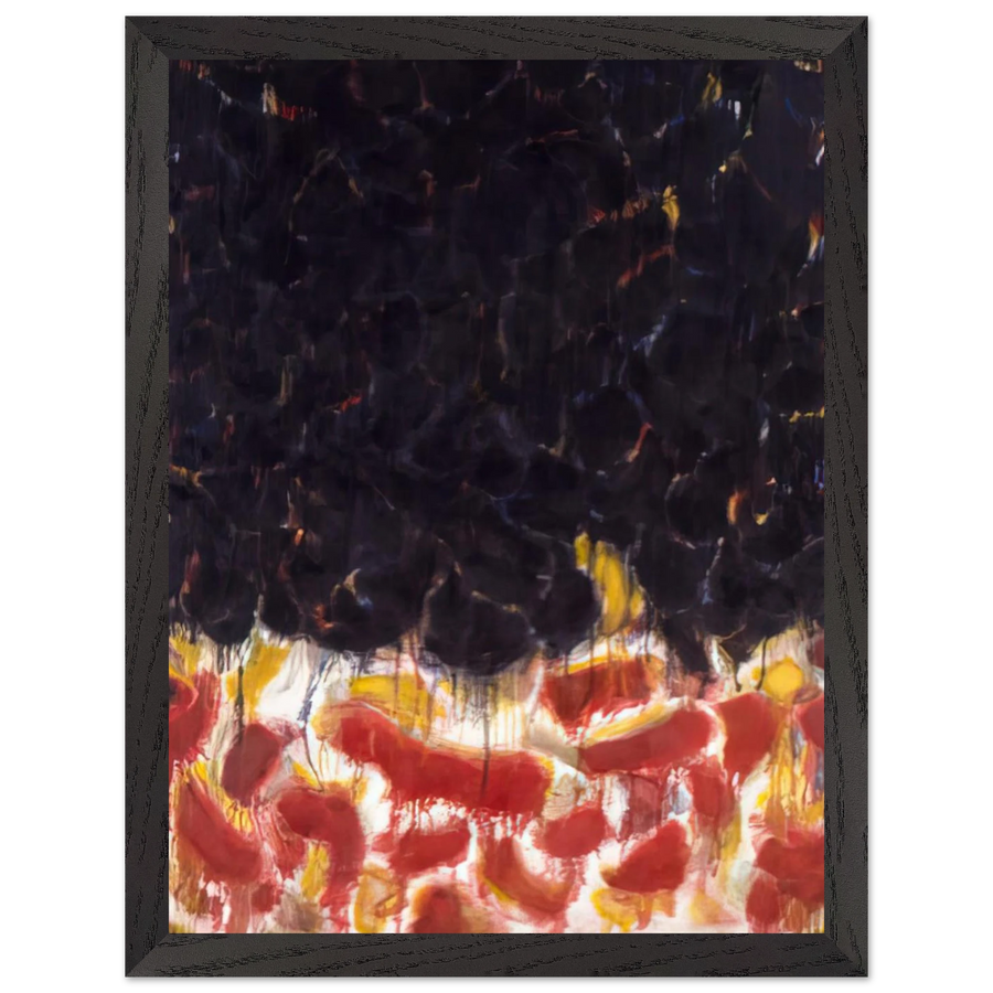 Red and Black by Sam Francis — Framed art print at Zephyeer
