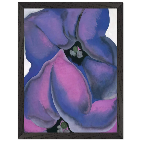 Purple Petunias by Georgia O'Keeffe — Framed art print at Zephyeer