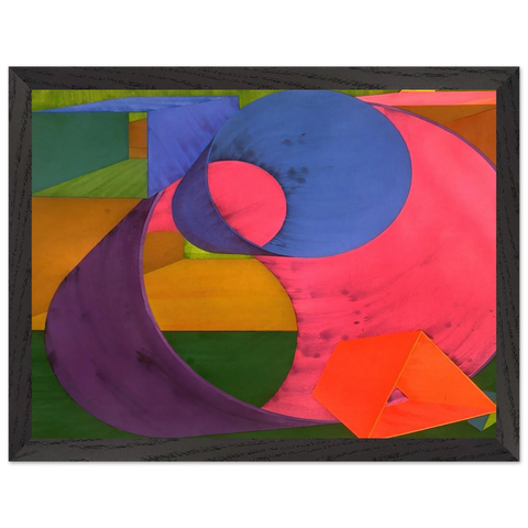 Indigo by Al Held — Framed art print at Zephyeer