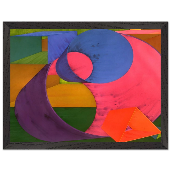 Indigo by Al Held — Framed art print at Zephyeer