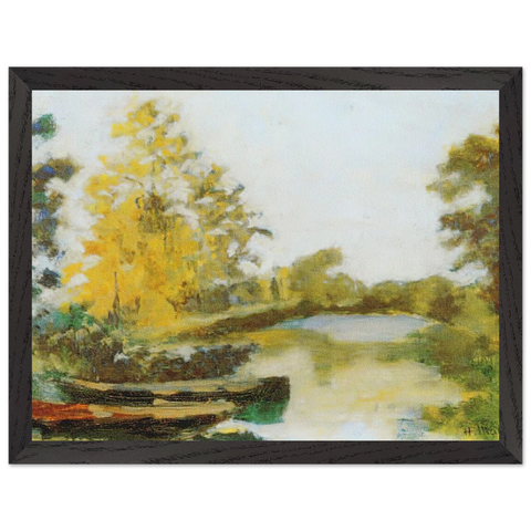 BANKS OF THE CANAL 1903 by Henri Matisse — Framed art print at Zephyeer