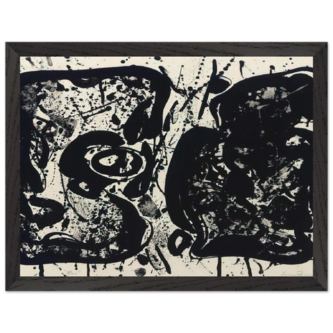Dark Egg  Lembark L22 by Sam Francis — Framed art print at Zephyeer