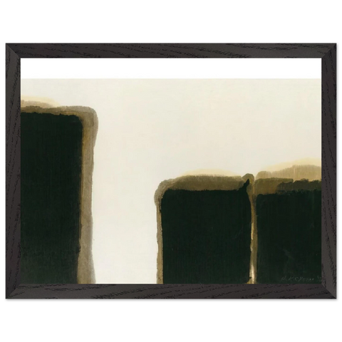Burnt Umber  Ultramarine I - 1981 by Yun Hyong-keun — Framed art print at Zephyeer