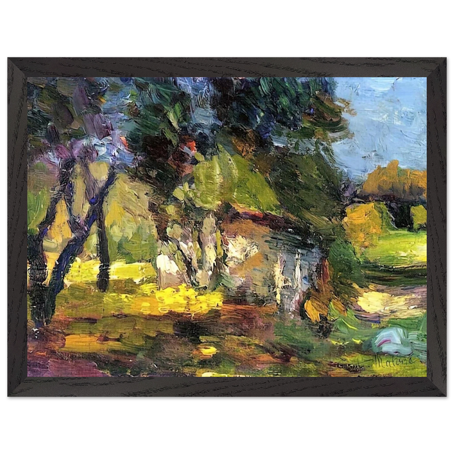 LANDSCAPE CORSICA 1898 by Henri Matisse — Framed art print at Zephyeer