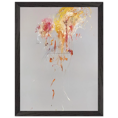 Nine Discourses on Commodus, Part IX by Cy Twombly — Framed art print at Zephyeer