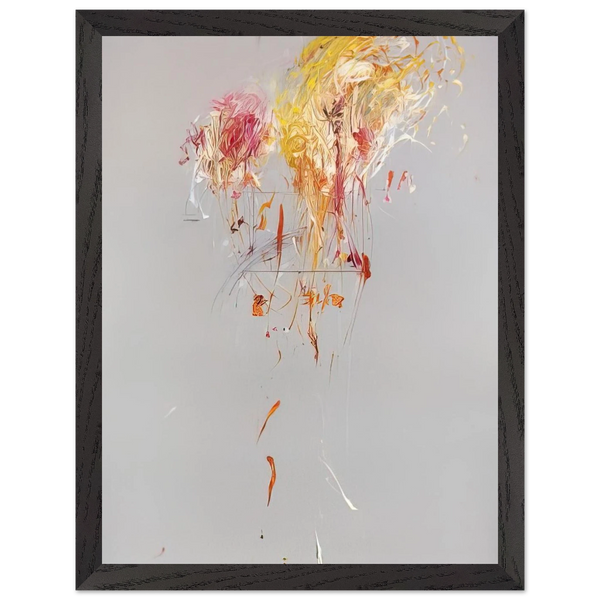 Nine Discourses on Commodus, Part IX by Cy Twombly — Framed art print at Zephyeer