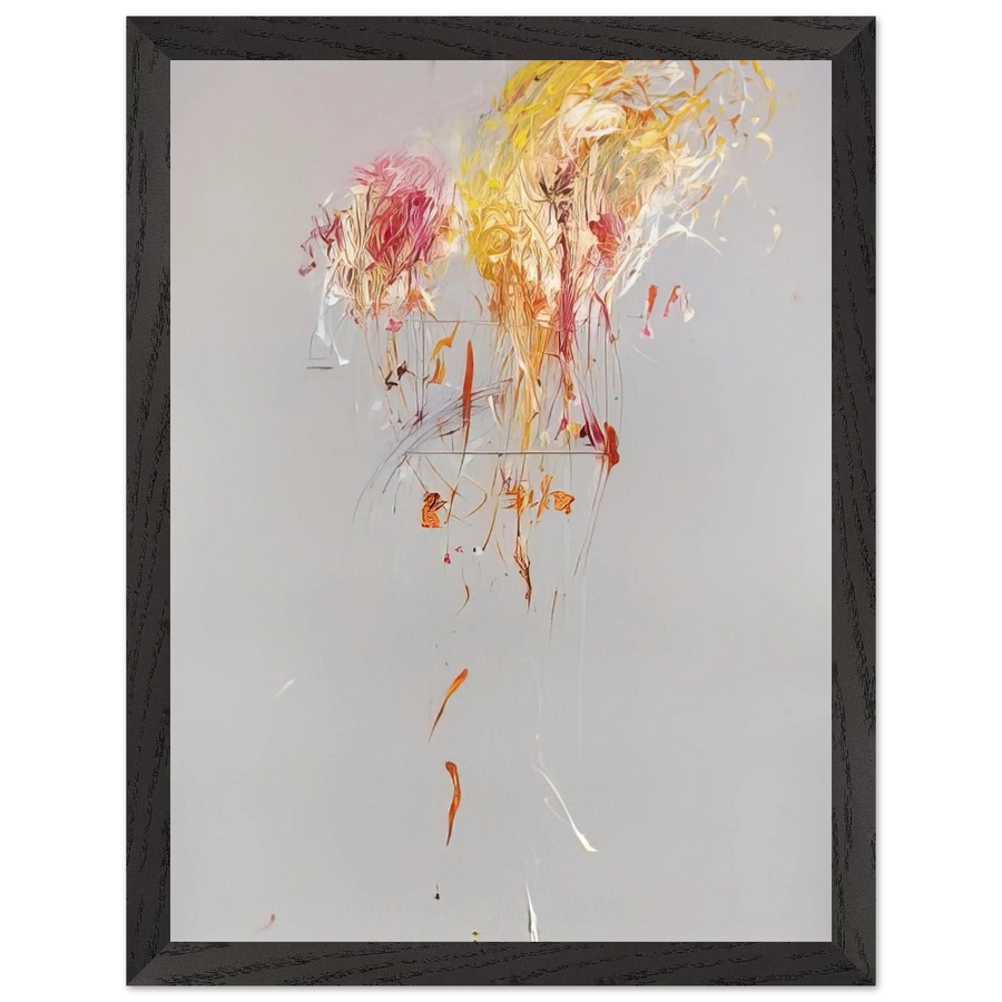 Nine Discourses on Commodus, Part IX by Cy Twombly — Framed art print at Zephyeer