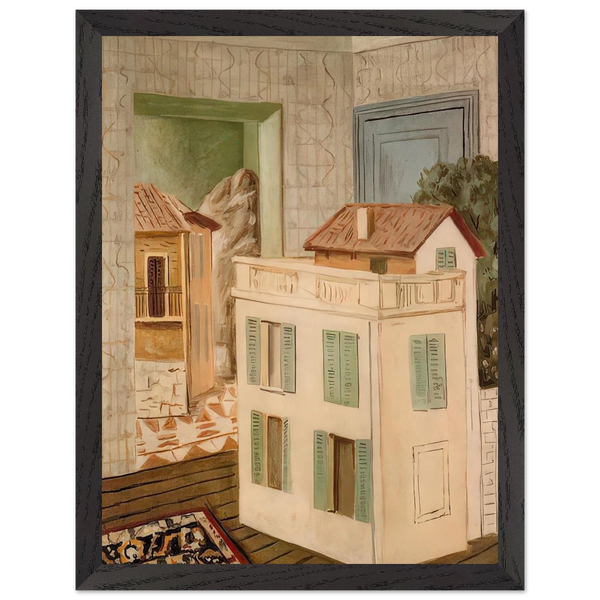 THE HOUSE IN THE HOUSE by Giorgio de Chirico — Framed art print at Zephyeer