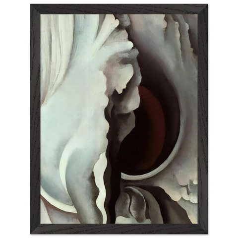 Black Iris by Georgia O'Keeffe — Framed art print at Zephyeer