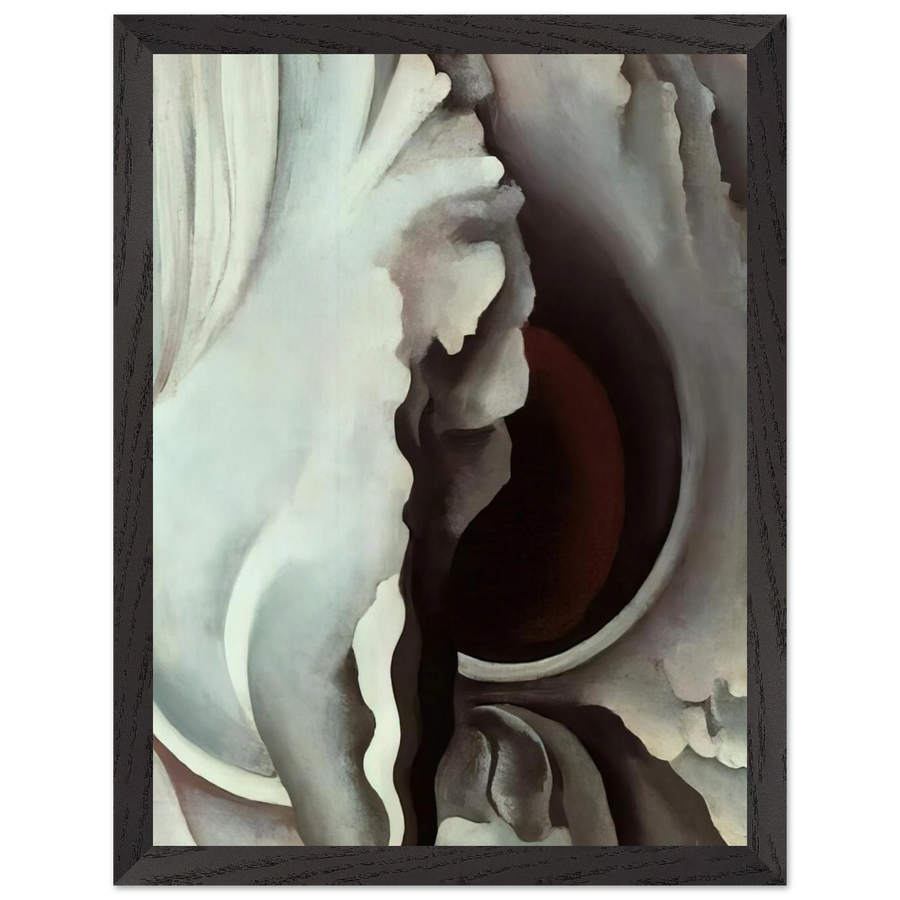 Black Iris by Georgia O'Keeffe — Framed art print at Zephyeer