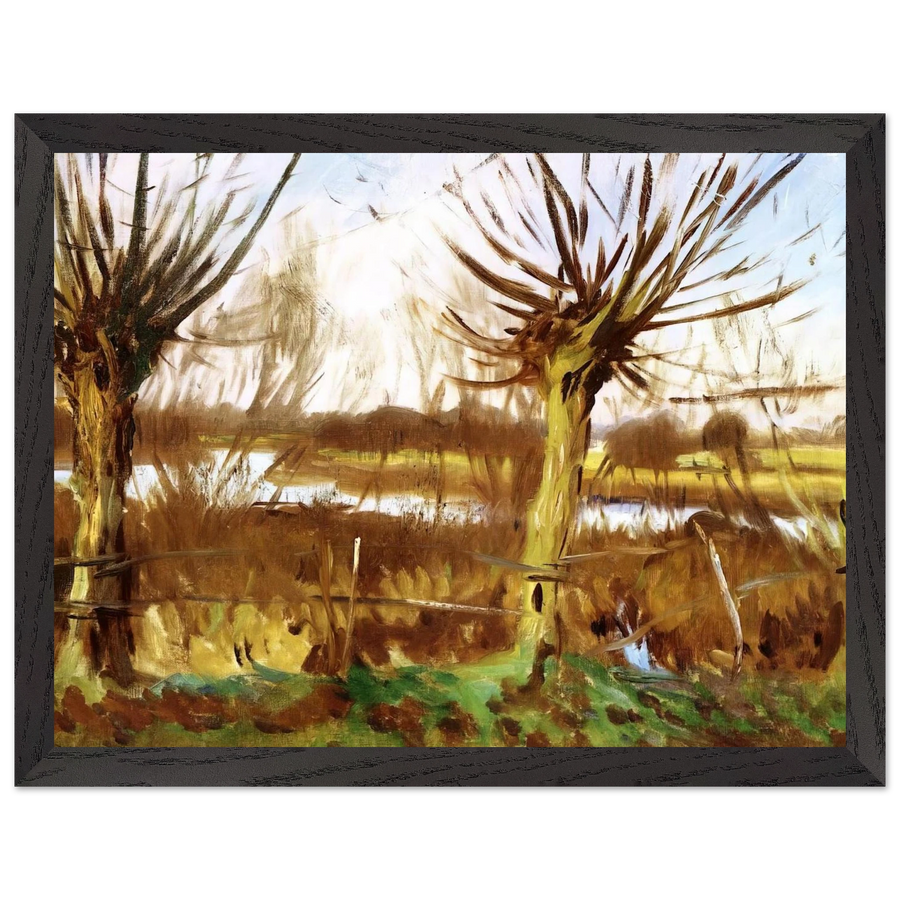 Landscape with trees, Calcot-on-the-Thames by John Singer Sargent — Framed art print at Zephyeer