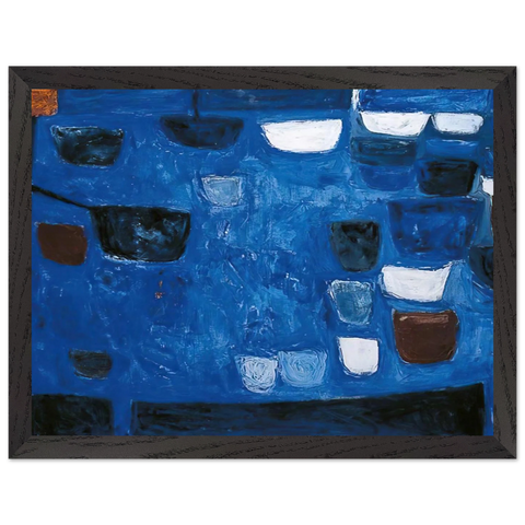Blue Still Life - 1957 by William Scott — Framed art print at Zephyeer