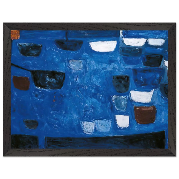 Blue Still Life - 1957 by William Scott — Framed art print at Zephyeer