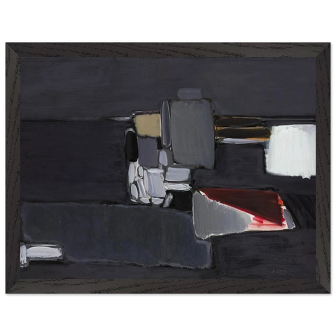 Nature morte en gris - 1955 by Nicolas de Stael — Framed art print at Zephyeer
