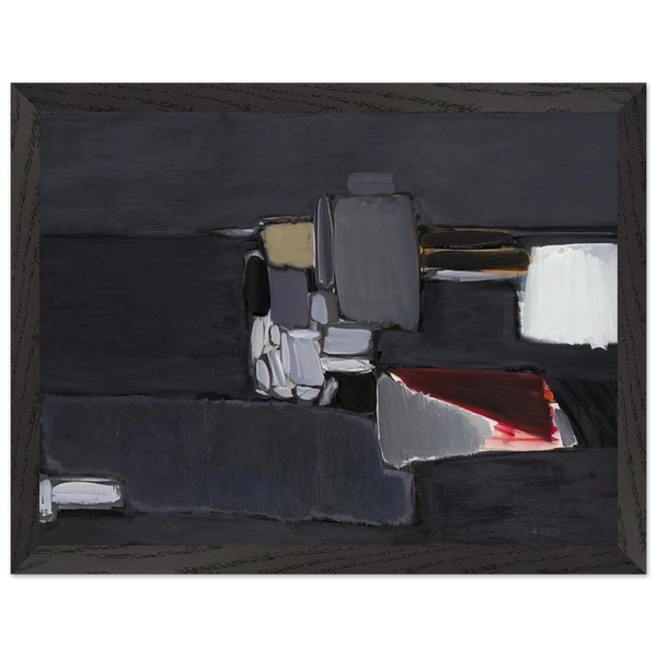Nature morte en gris - 1955 by Nicolas de Stael — Framed art print at Zephyeer