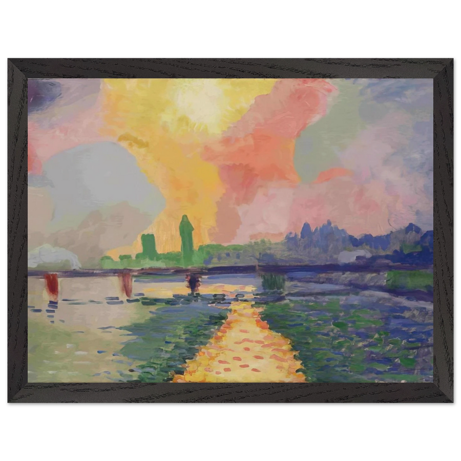 CHARING CROSS BRIDGE LONDON 1906 by Andre Derain — Framed art print at Zephyeer