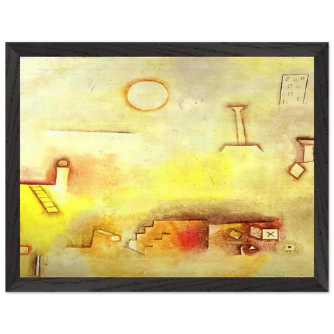 RECONSTRUCTING 1926 by Paul Klee — Framed art print at Zephyeer