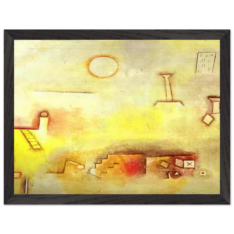 RECONSTRUCTING 1926 by Paul Klee — Framed art print at Zephyeer