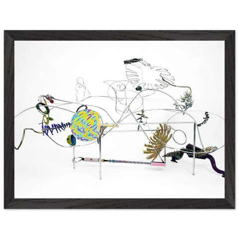 GRANDE NATURE MORTE 1987 by Nancy Graves — Framed art print at Zephyeer