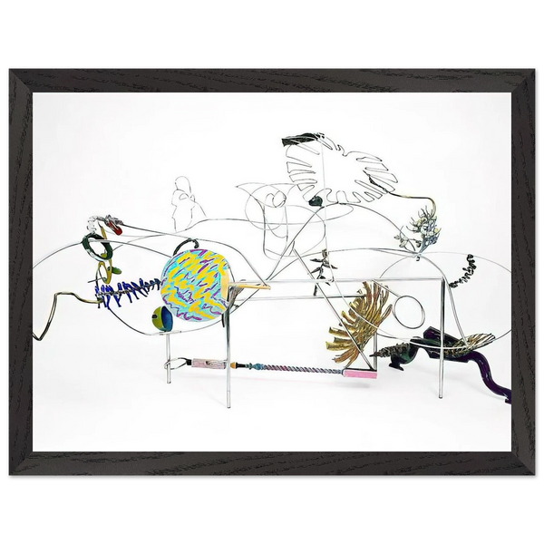 GRANDE NATURE MORTE 1987 by Nancy Graves — Framed art print at Zephyeer