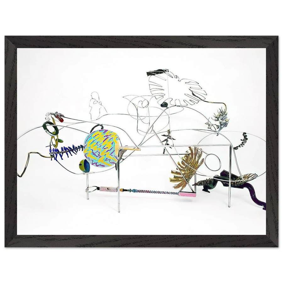 GRANDE NATURE MORTE 1987 by Nancy Graves — Framed art print at Zephyeer