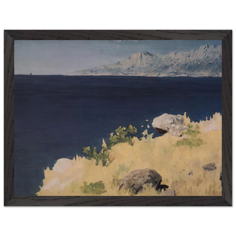 Sea coast. Crimea by Arkhyp Kuindzhi — Framed art print at Zephyeer