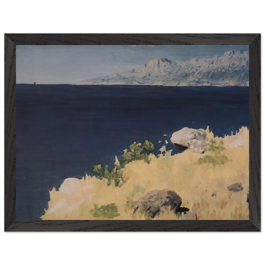 Sea coast. Crimea by Arkhyp Kuindzhi — Framed art print at Zephyeer