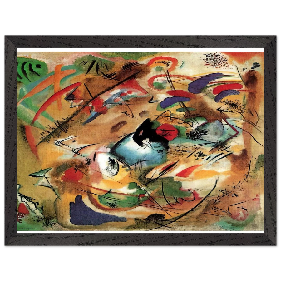 IMPROVISATION DREAMY 1913 by Wassily Kandinsky — Framed art print at Zephyeer
