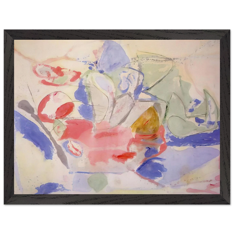 Mountains and Sea - 1952 by Helen Frankenthaler — Framed art print at Zephyeer